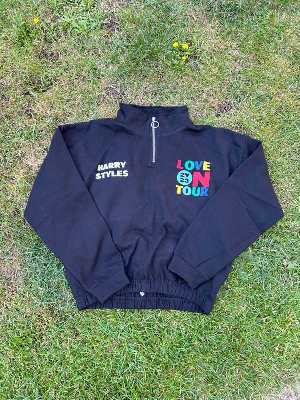 Love On Tour themed 1/4 zip jumper | Creations By Victoria